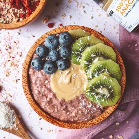 Porridge Cocco e Lamponi