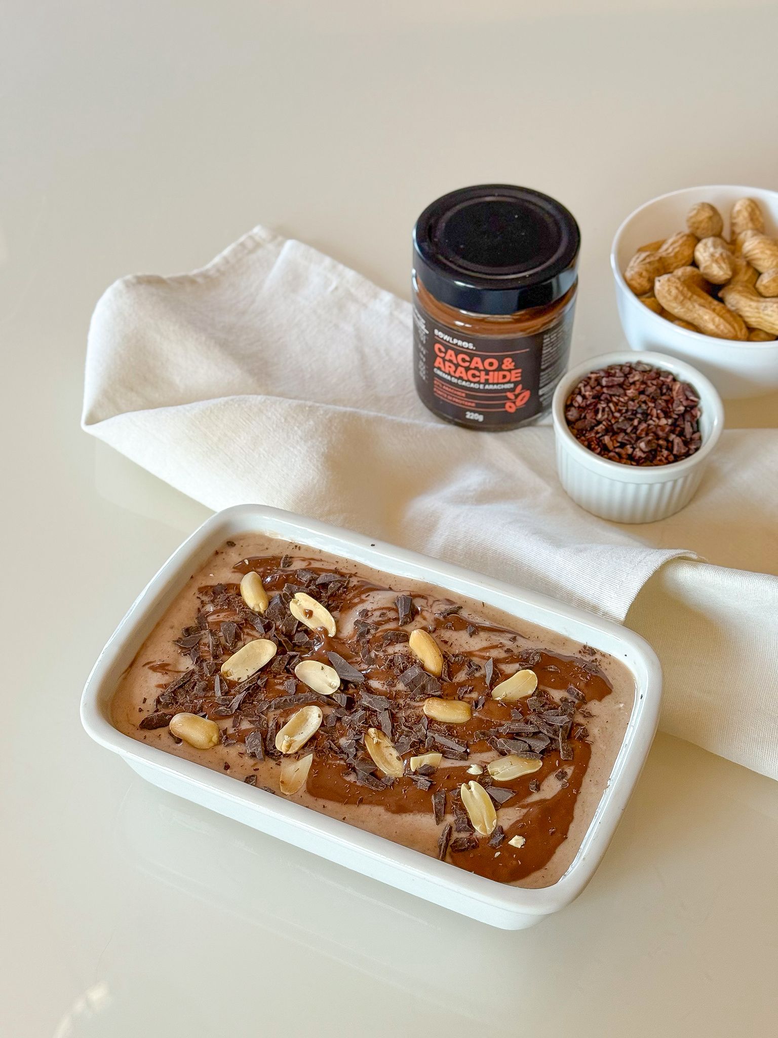 Porridge gelato - Cacao e Arachidi