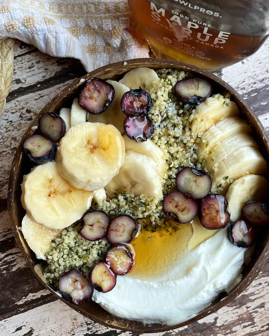 Yogurt bowl alla Banana e Mirtilli – Bowlpros