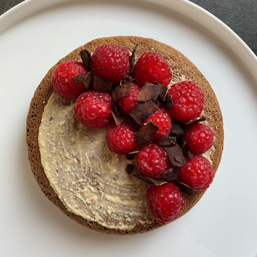 Cicciopancake al Cacao Lamponi e Cocco