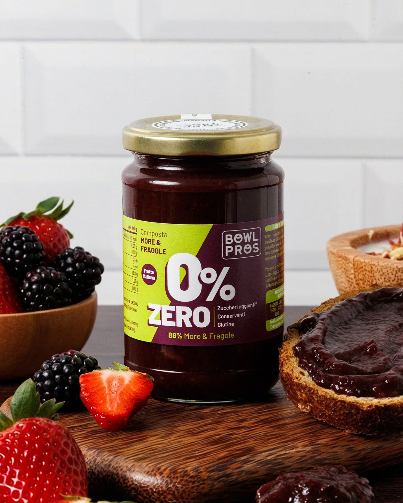 Composta di More e Fragole - ZERO zuccheri aggiunti