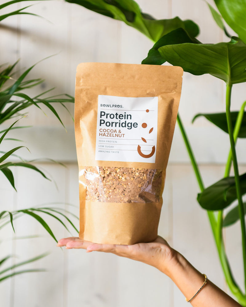 Con il Porridge proteico cacao e nocciole avrai il giusto apporto di proteine per l&