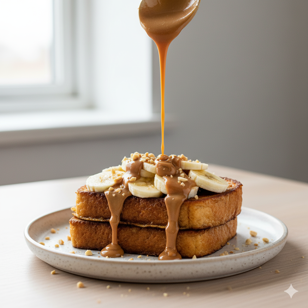 French Toast Proteici - Arachidi e Caramello
