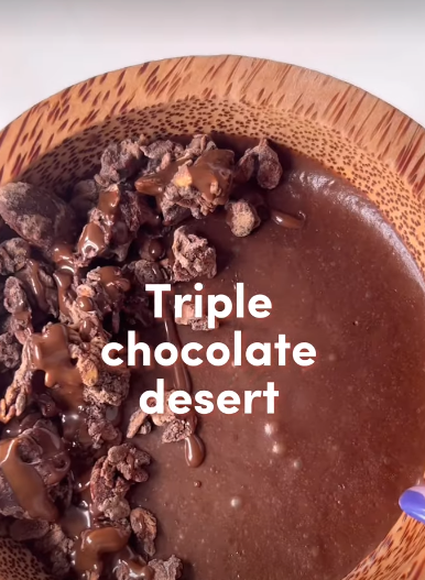 Triple Chocolate Dessert