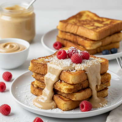 French Toast Vegani alla Mandorla, Vaniglia e Limone