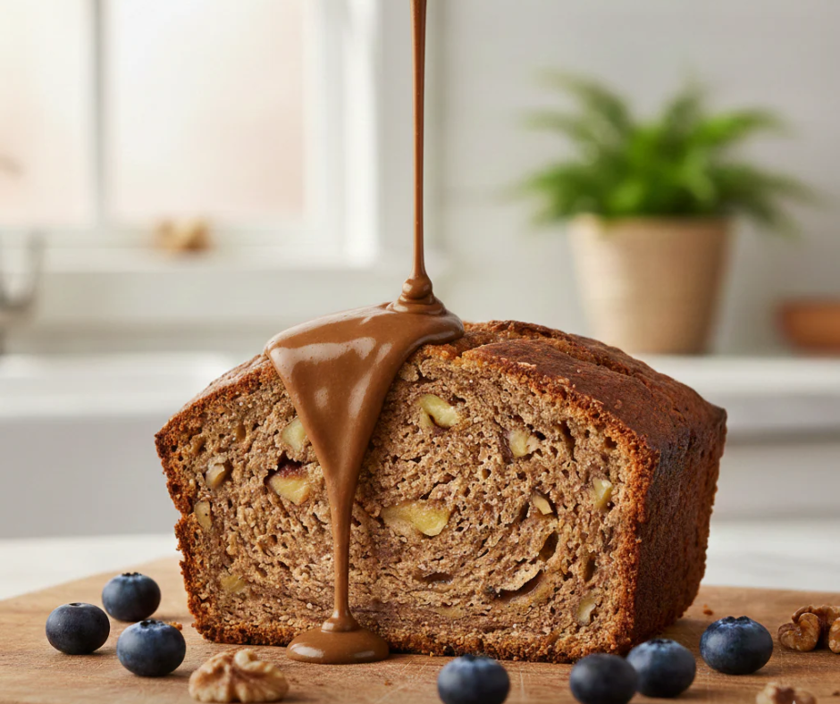 Banana Bread soffice con mandorle e cannella