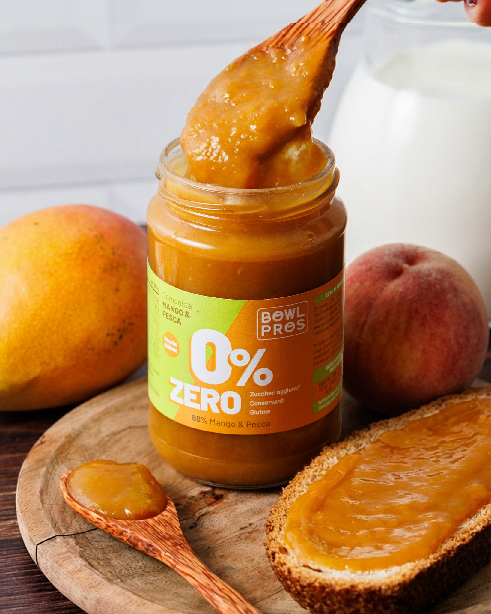 Composta di Mango e Pesca - ZERO zuccheri aggiunti