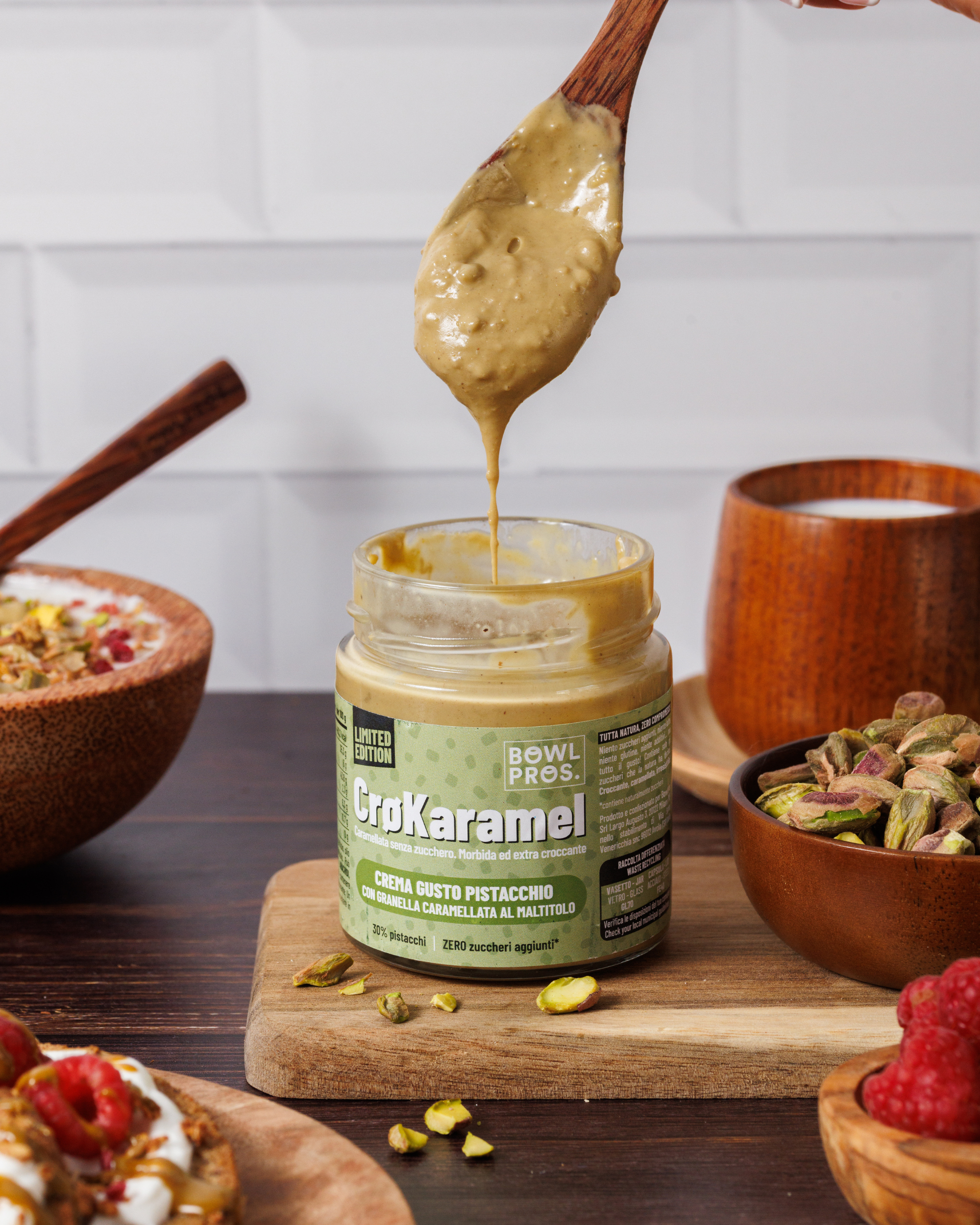 CroKaramel - Crema di Pistacchio Caramellata Senza Zucchero