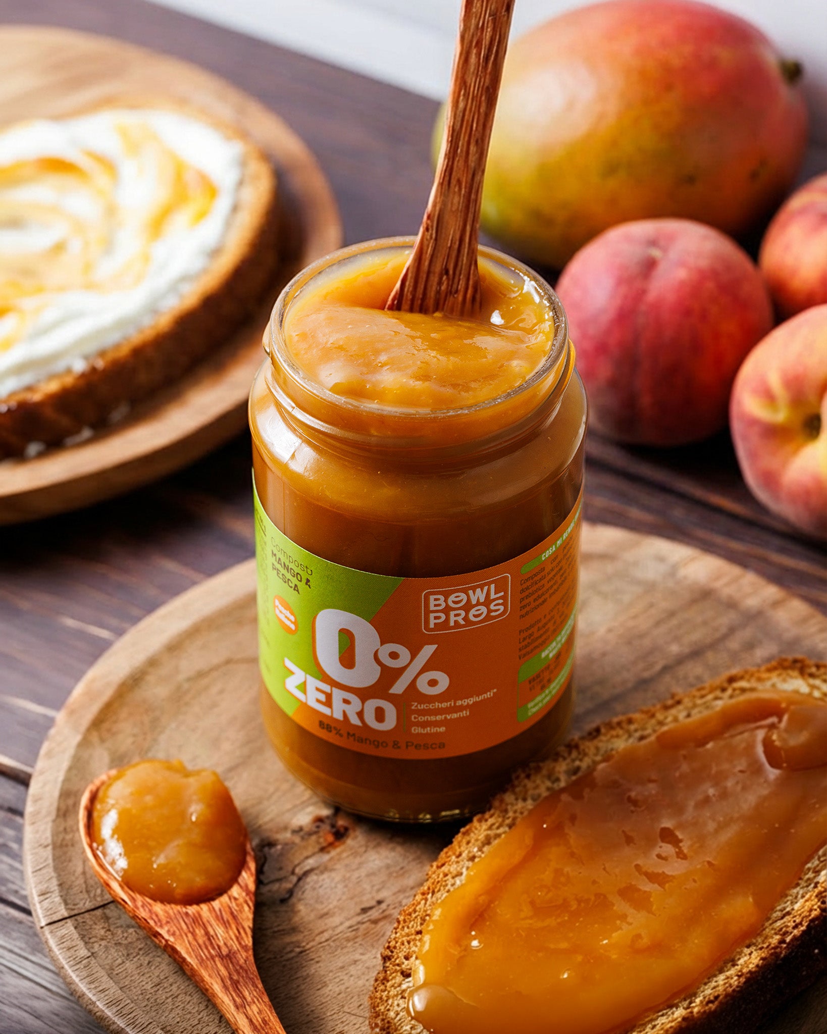 Composta di Mango e Pesca - ZERO zuccheri aggiunti