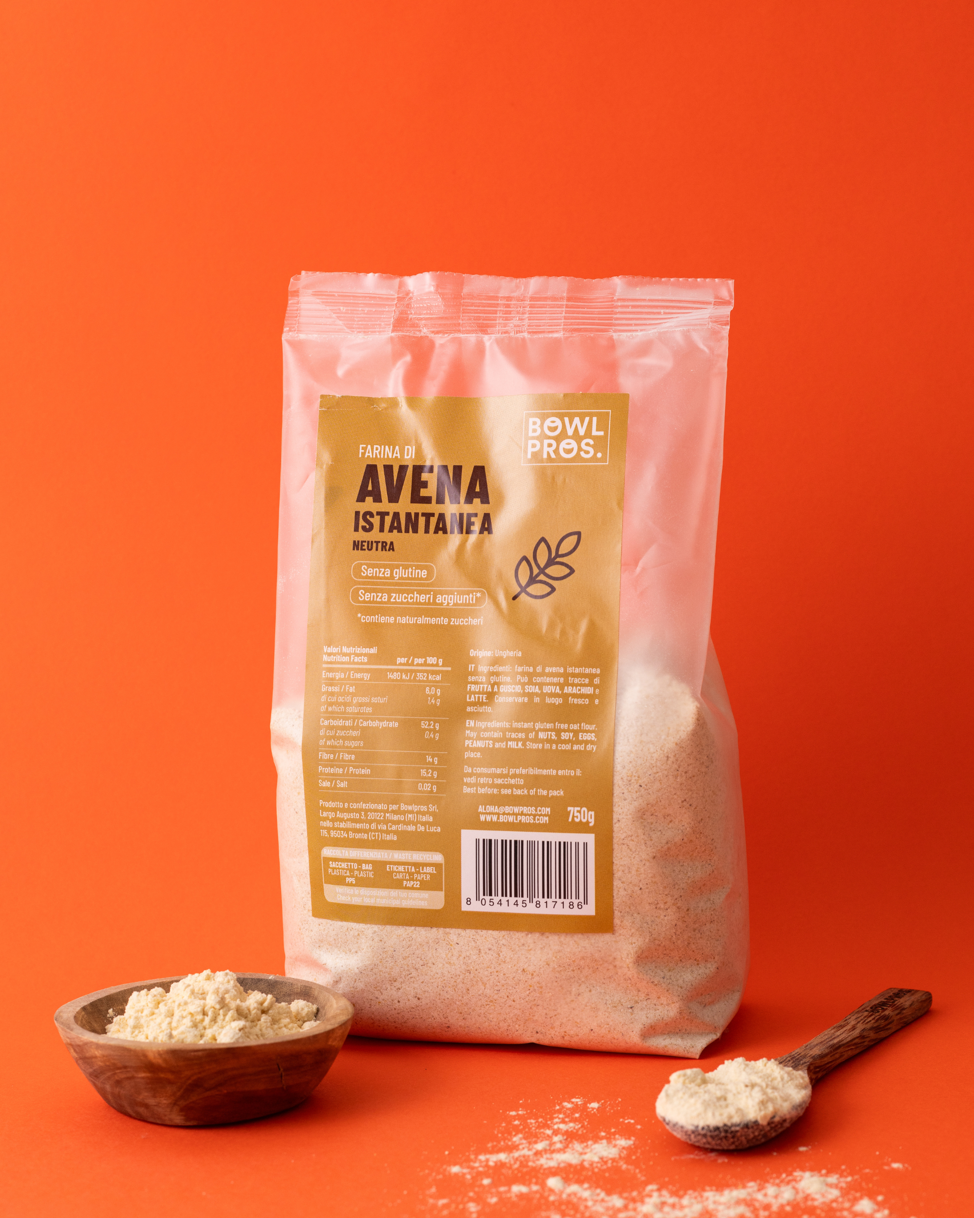Farina d'Avena Istantanea - Senza Glutine