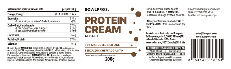 Crema Proteica al Caffè