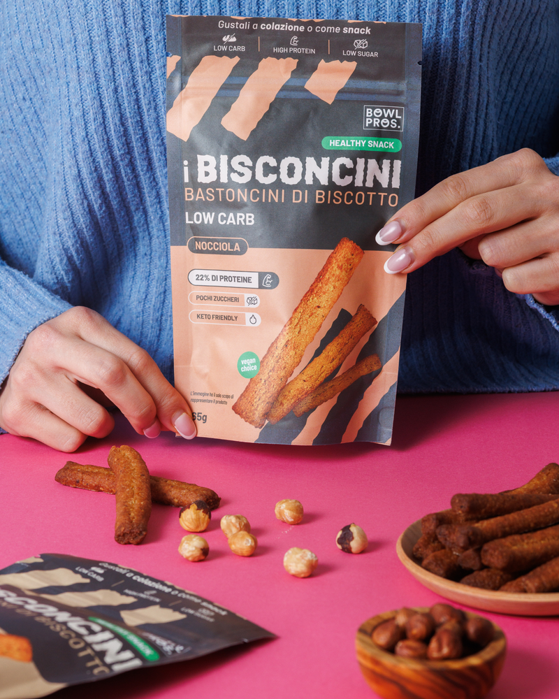 I Bisconcini - Biscotti Low Carb alla Nocciola