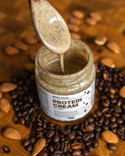 crema proteica al caffè per un'esplosione di gusto