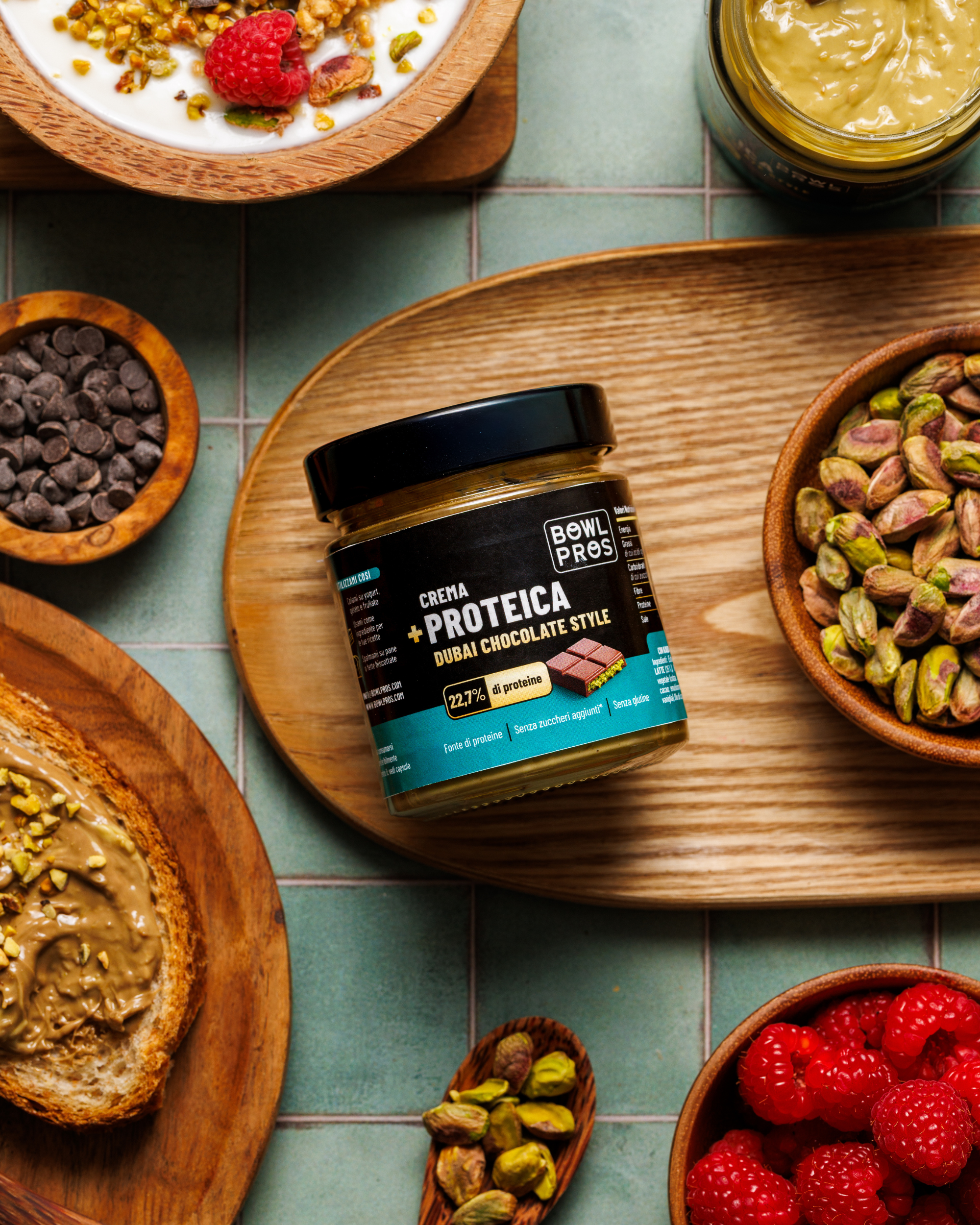 Protein Cream Dubai Chocolate - Senza zuccheri aggiunti