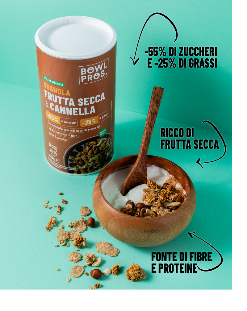 Granola con Frutta secca & Cannella