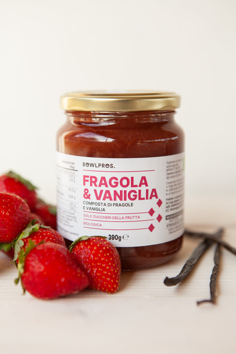 Composta 70% Fragole e Vaniglia - FRUTTA ITALIANA