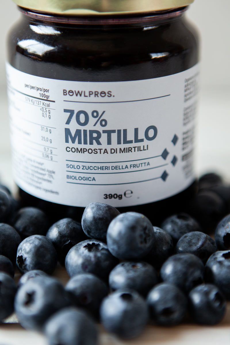 Composta 70% Mirtilli - FRUTTA ITALIANA