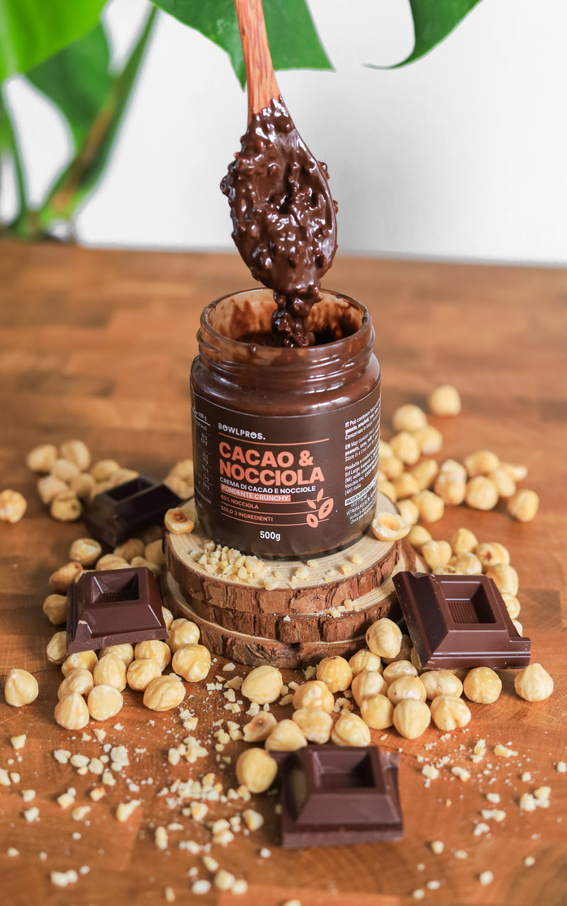 Crema Cacao e Nocciole Fondente Crunchy