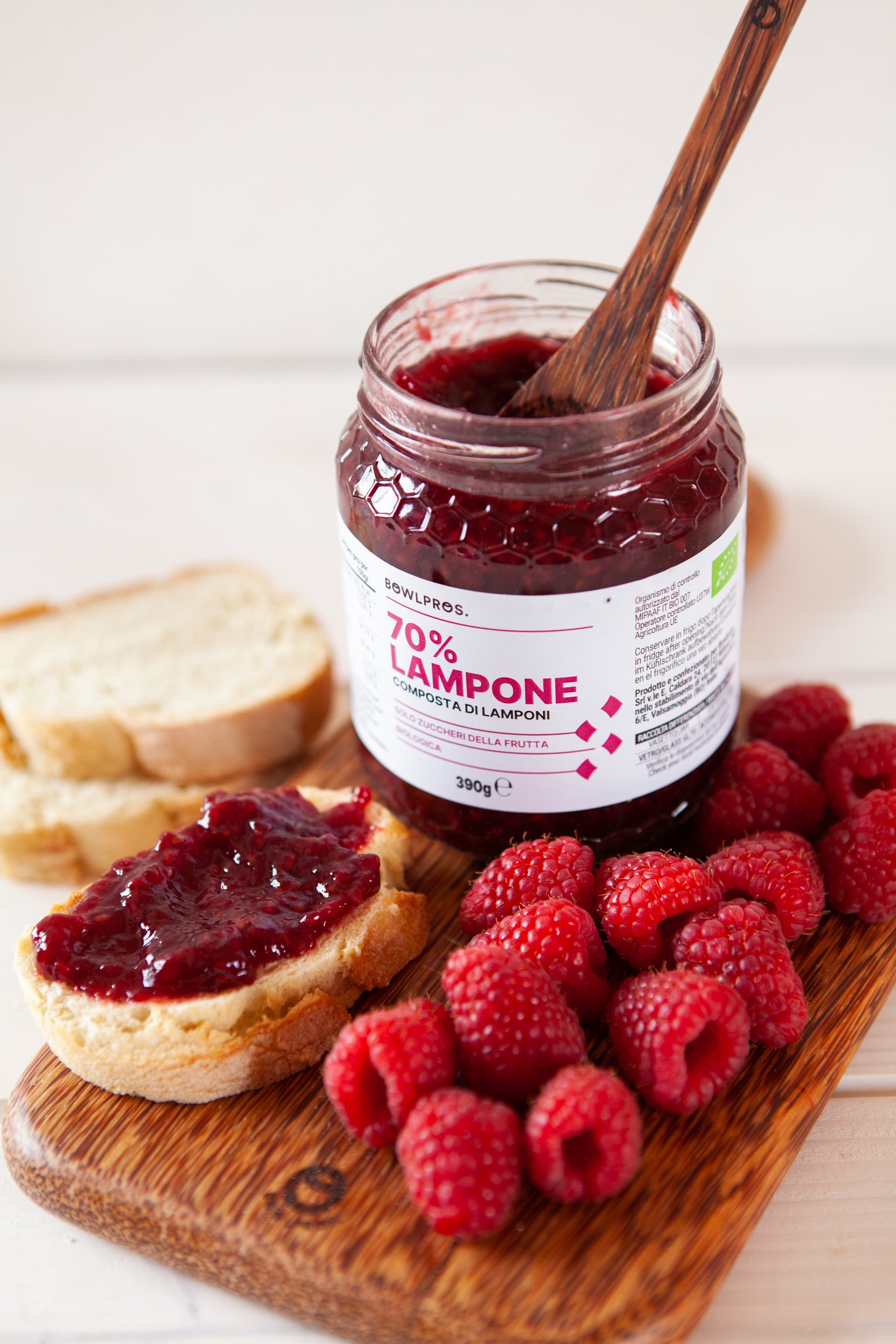 Composta 70% Lampone - FRUTTA ITALIANA