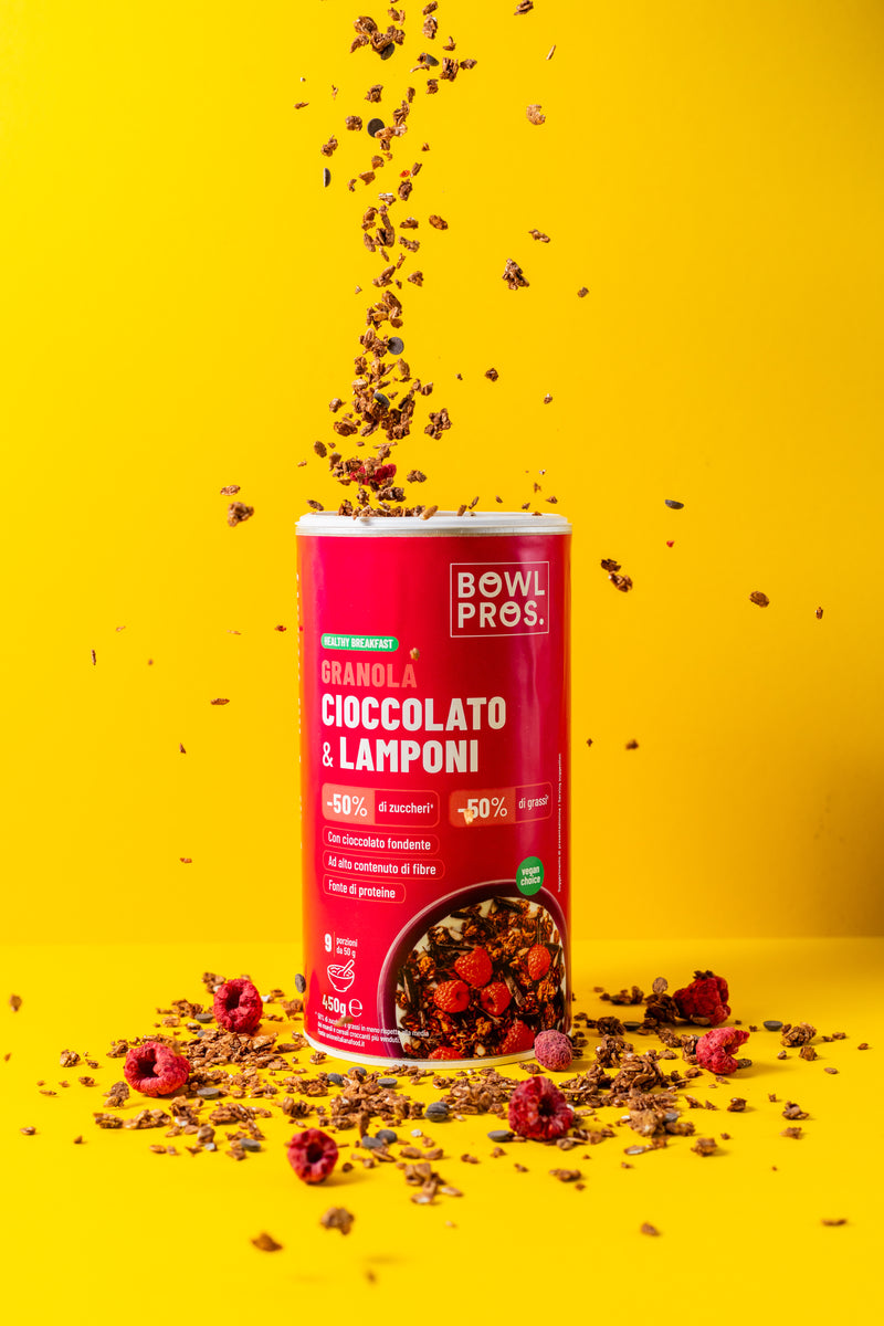 Granola Cioccolato Fondente & Lamponi