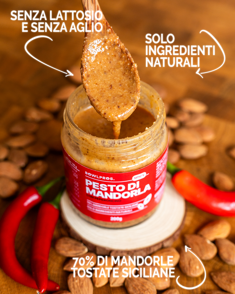 Pesto di Mandorla Spicy con Peperoncino