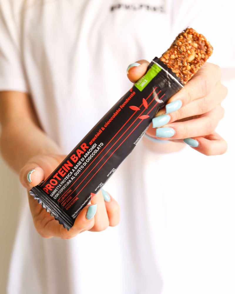 VEGAN PROTEIN BAR Arachidi e Cioccolato Fondente