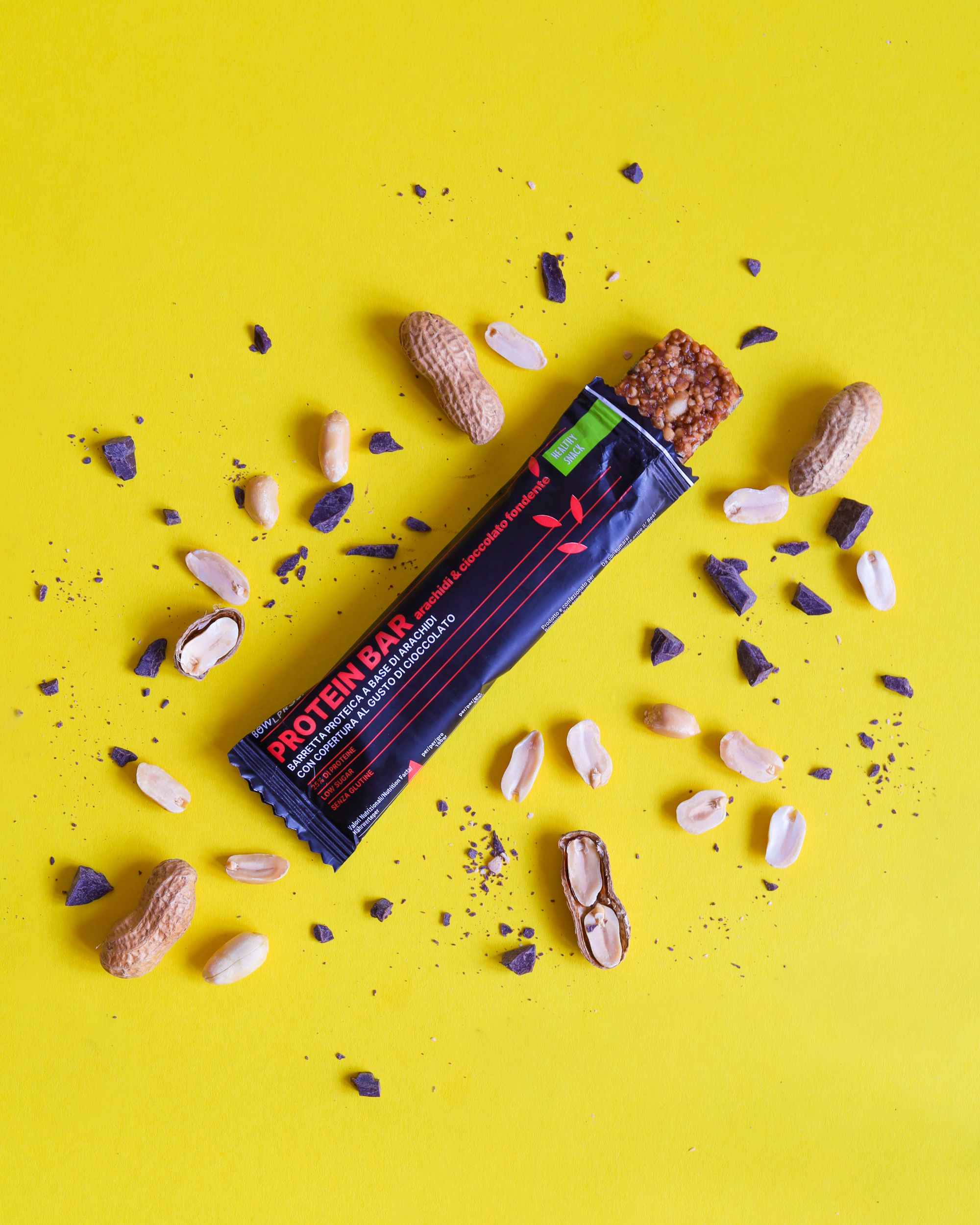VEGAN PROTEIN BAR Arachidi e Cioccolato Fondente