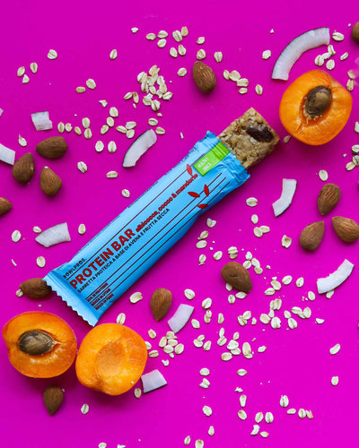 VEGAN PROTEIN BAR Albicocca, Cocco & Mandorle