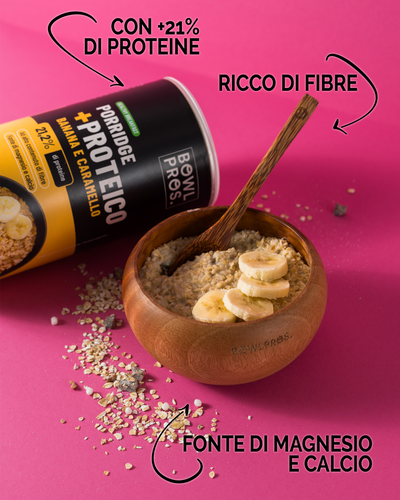 Protein Porridge Banana & Caramello Salato