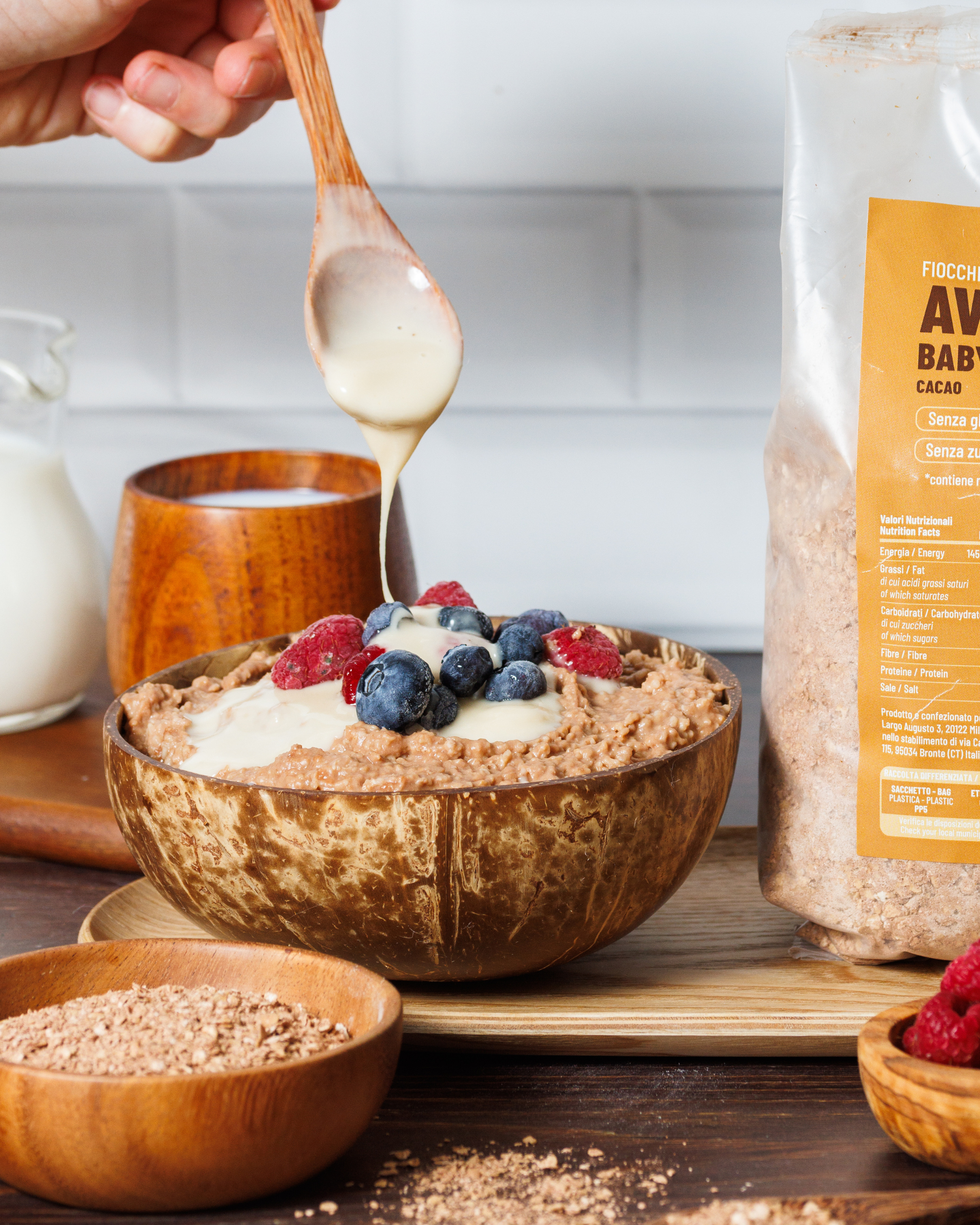 Fiocchi d'Avena Baby al Cacao - Senza Glutine