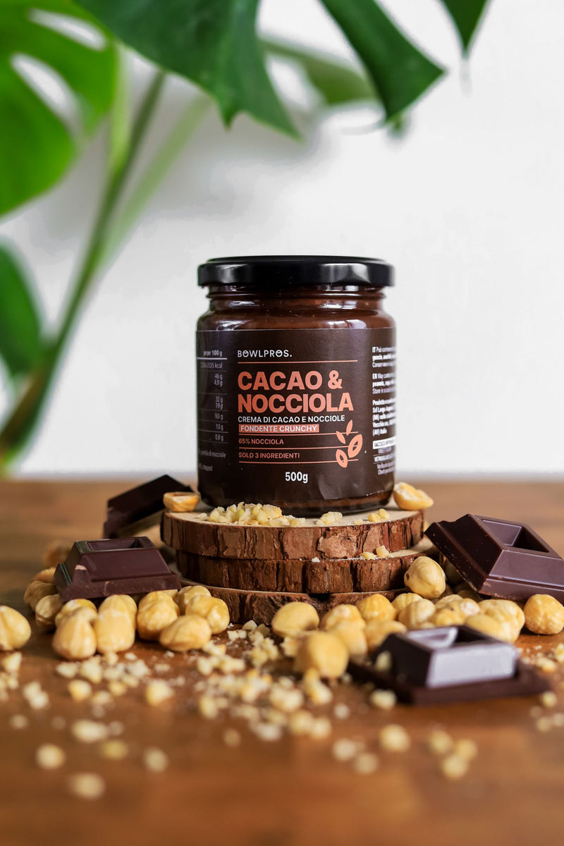 Crema Cacao e Nocciole Fondente Crunchy