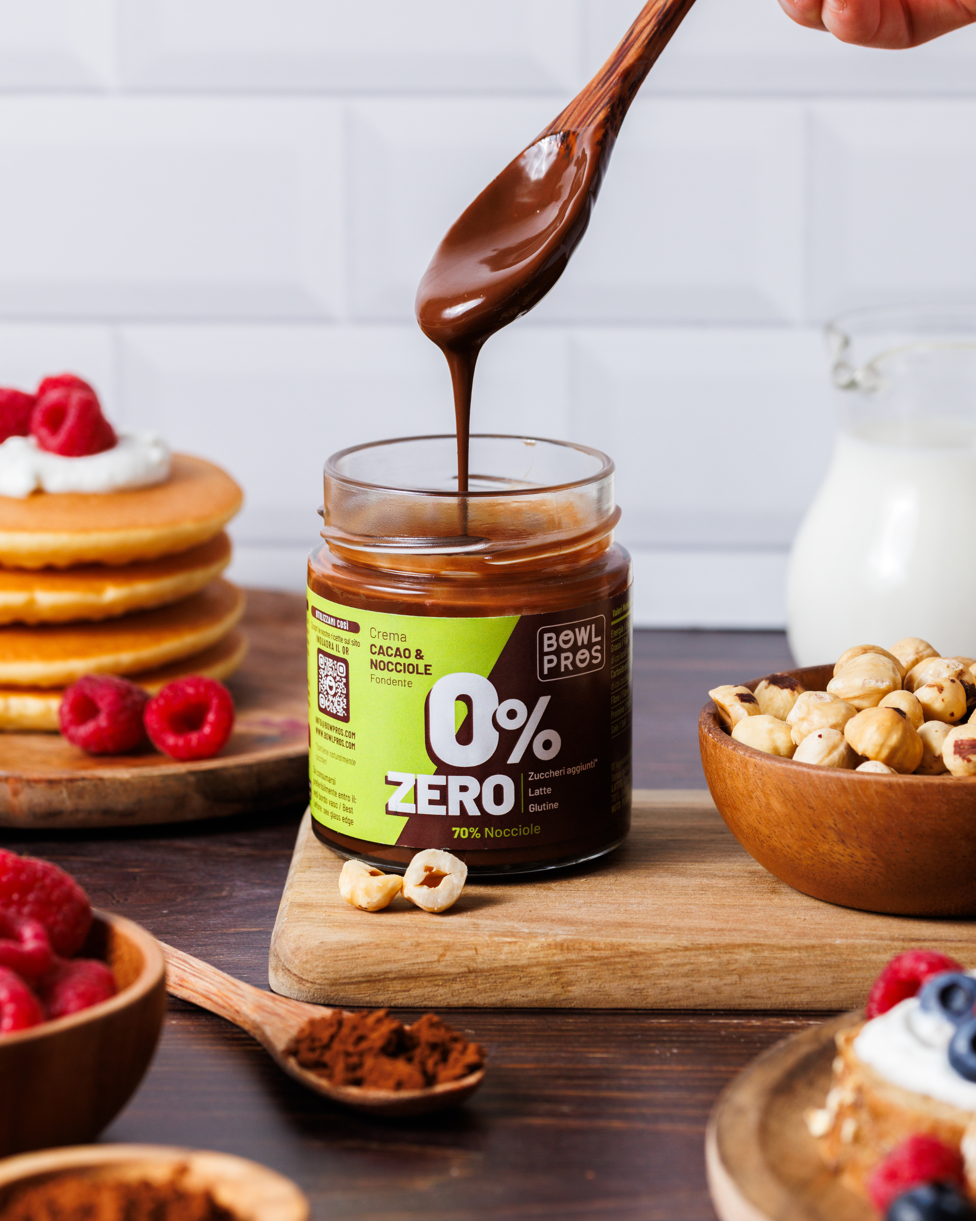 Crema Extra Fondente Cacao e Nocciole - ZERO zuccheri aggiunti