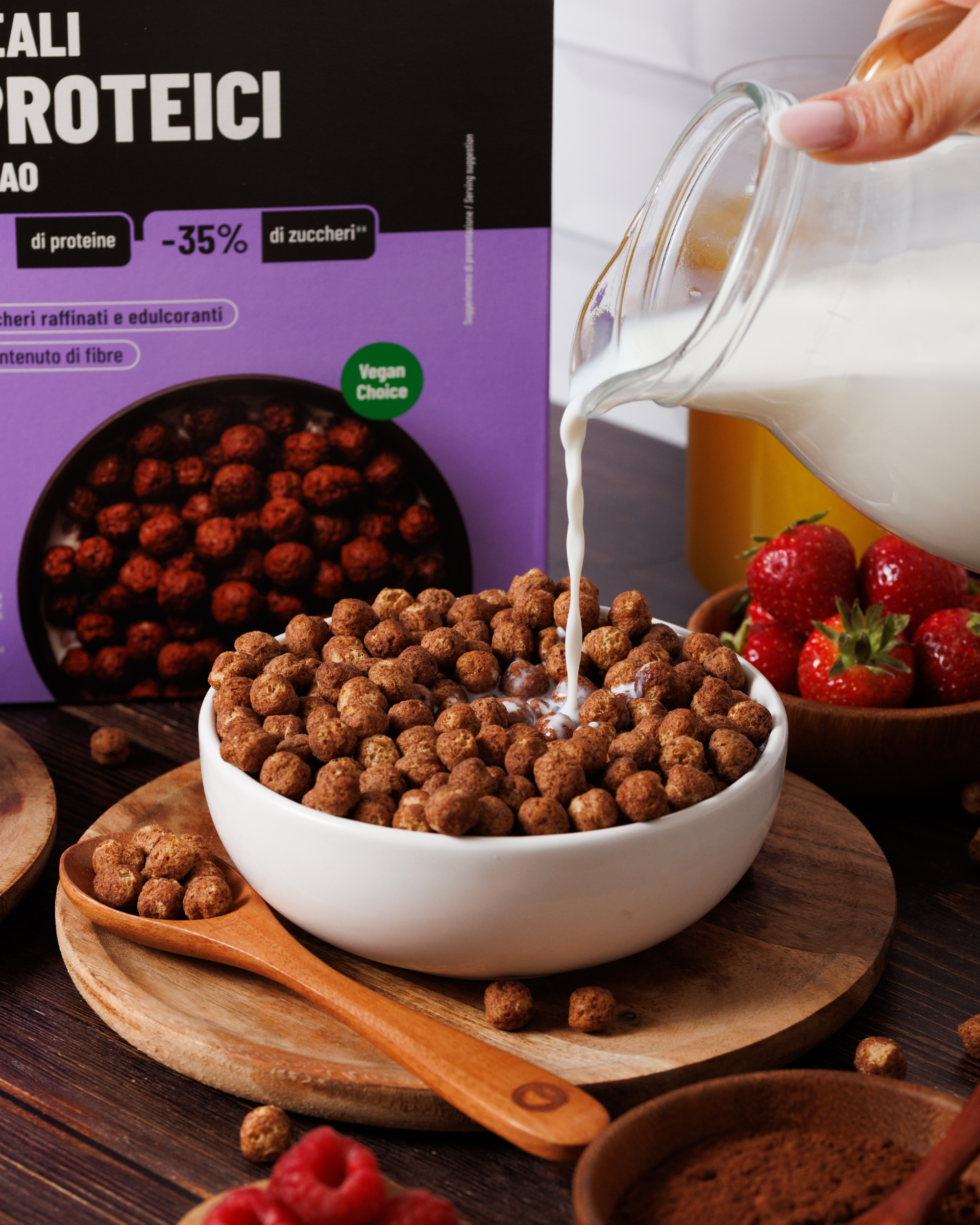 Cereali Proteici al Cacao - Low Sugar