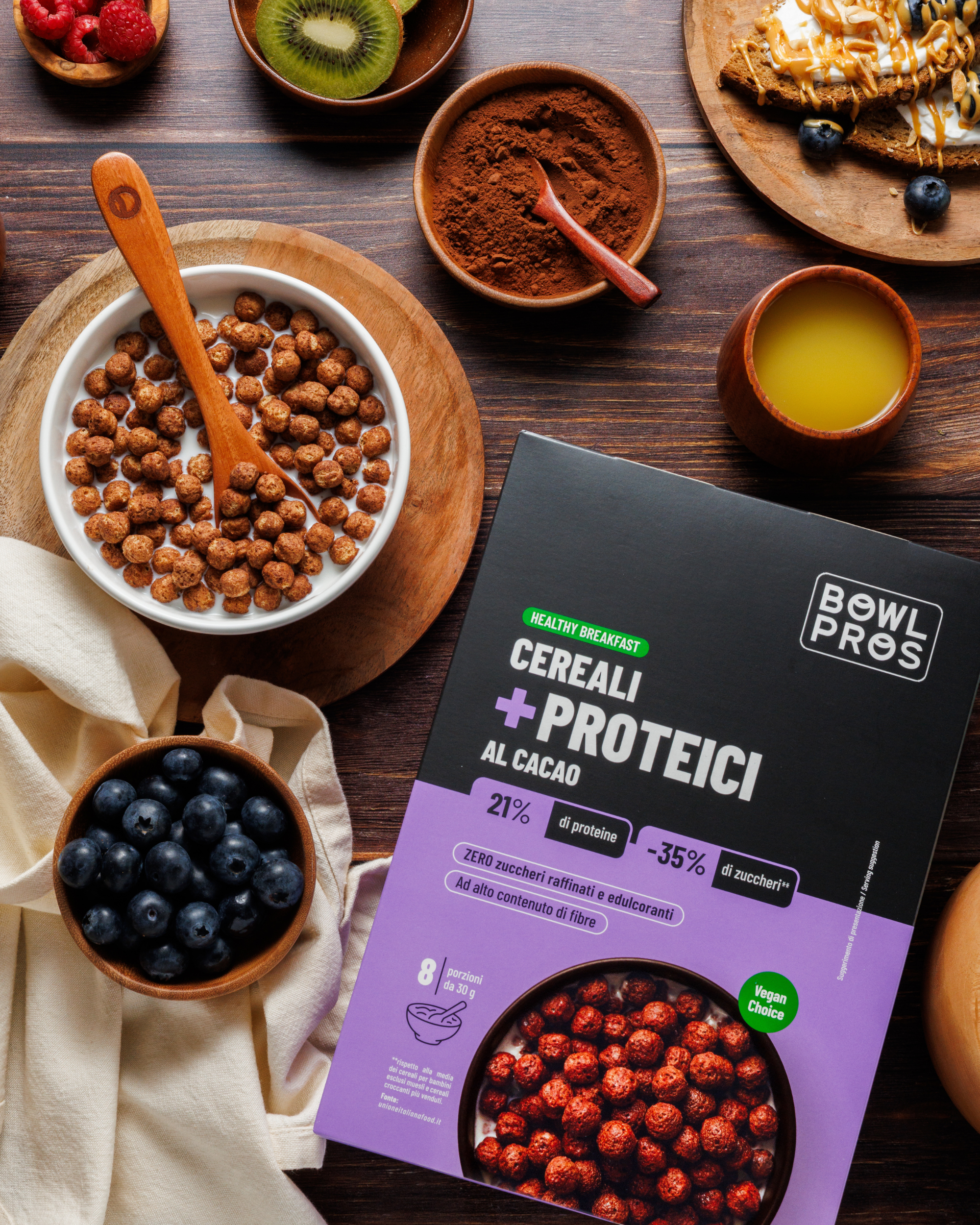 Cereali Proteici al Cacao - Low Sugar