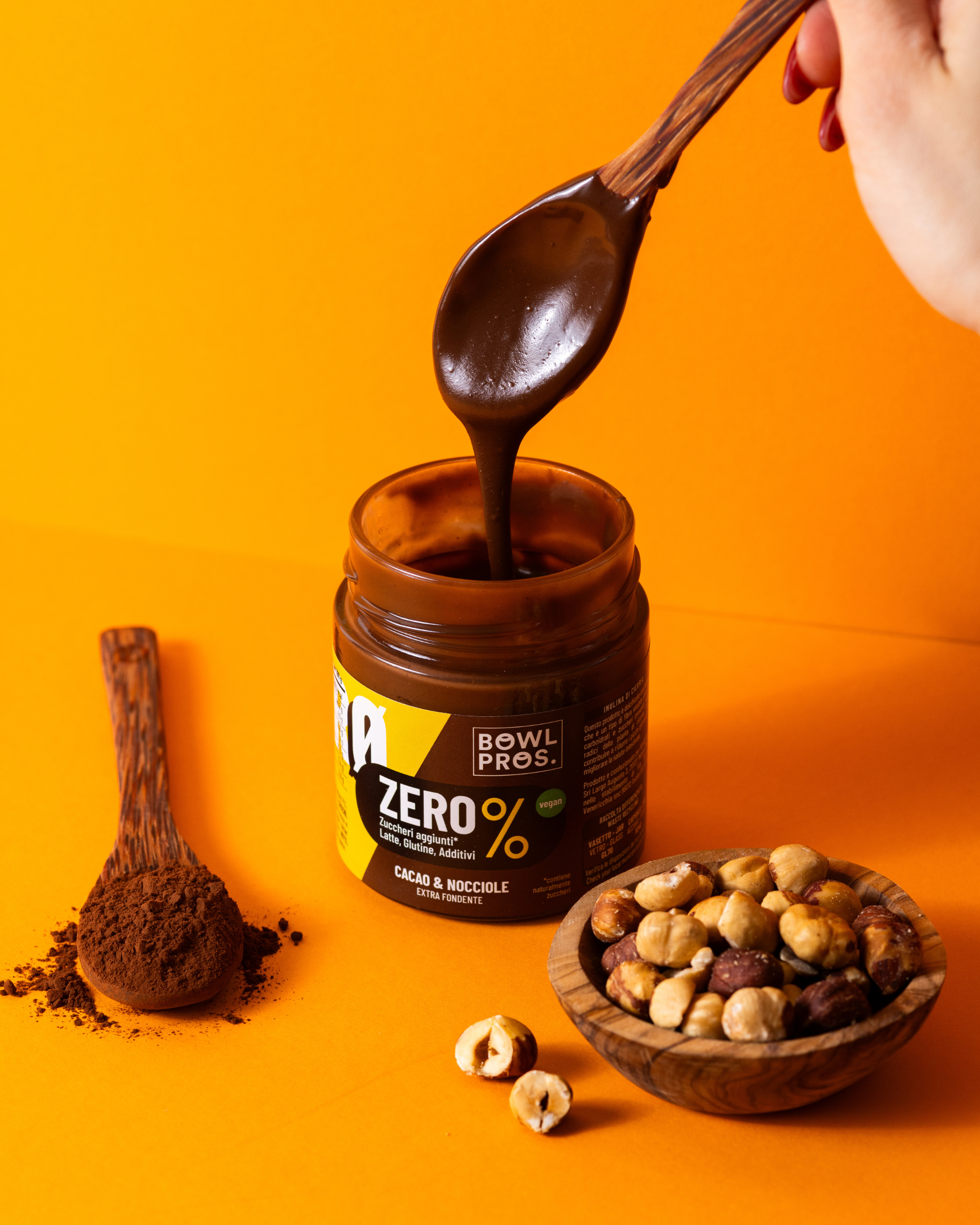 Crema Extra Fondente Cacao e Nocciole - ZERO zuccheri aggiunti