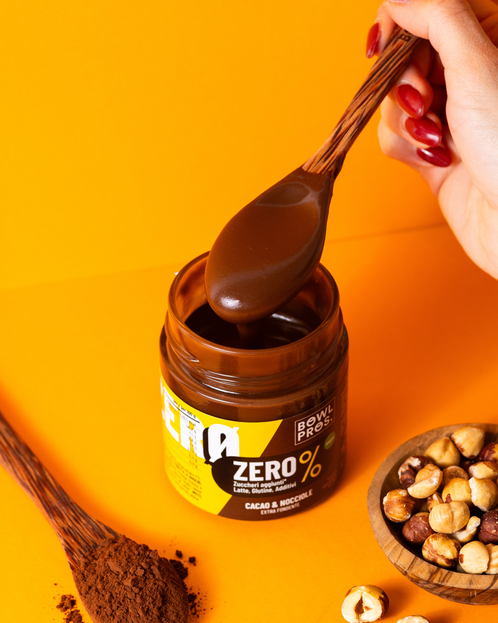 Crema Extra Fondente Cacao e Nocciole - ZERO zuccheri aggiunti