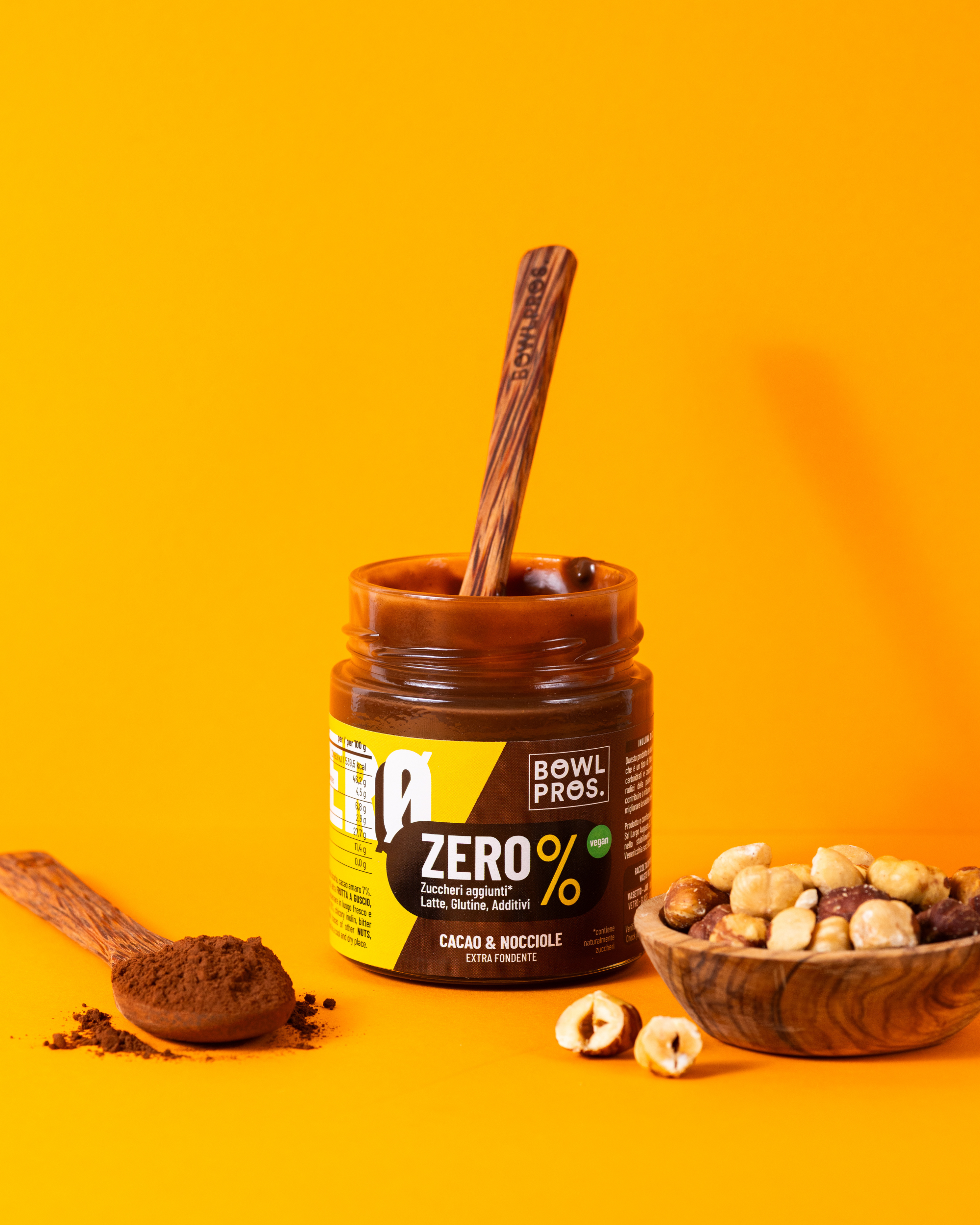 Crema Extra Fondente Cacao e Nocciole - ZERO zuccheri aggiunti