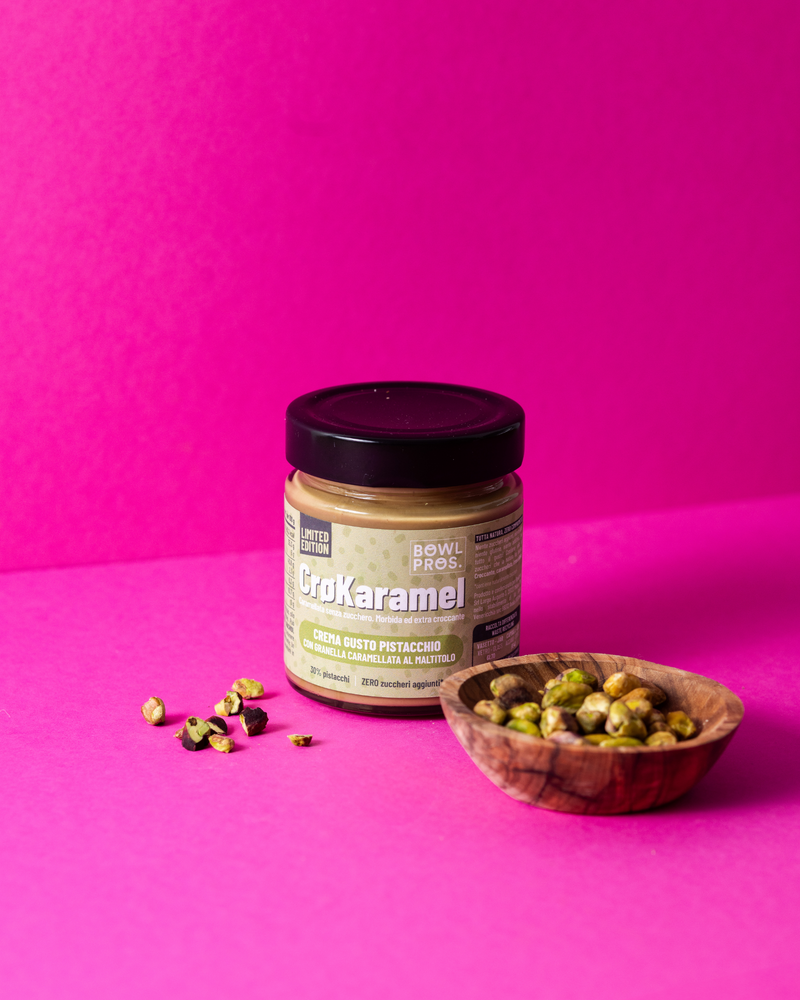 CroKaramel - Crema di Pistacchio Caramellata Senza Zucchero