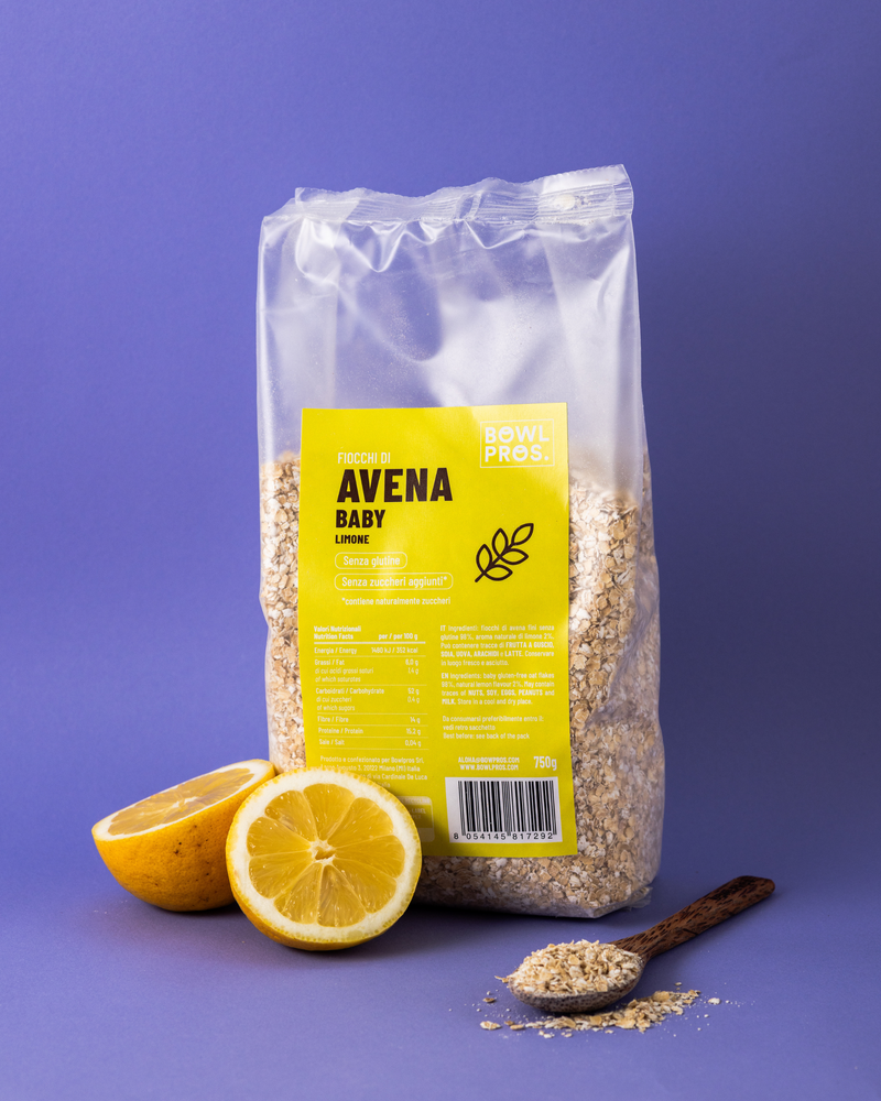 Fiocchi di Avena Baby al Limone - Senza Glutine