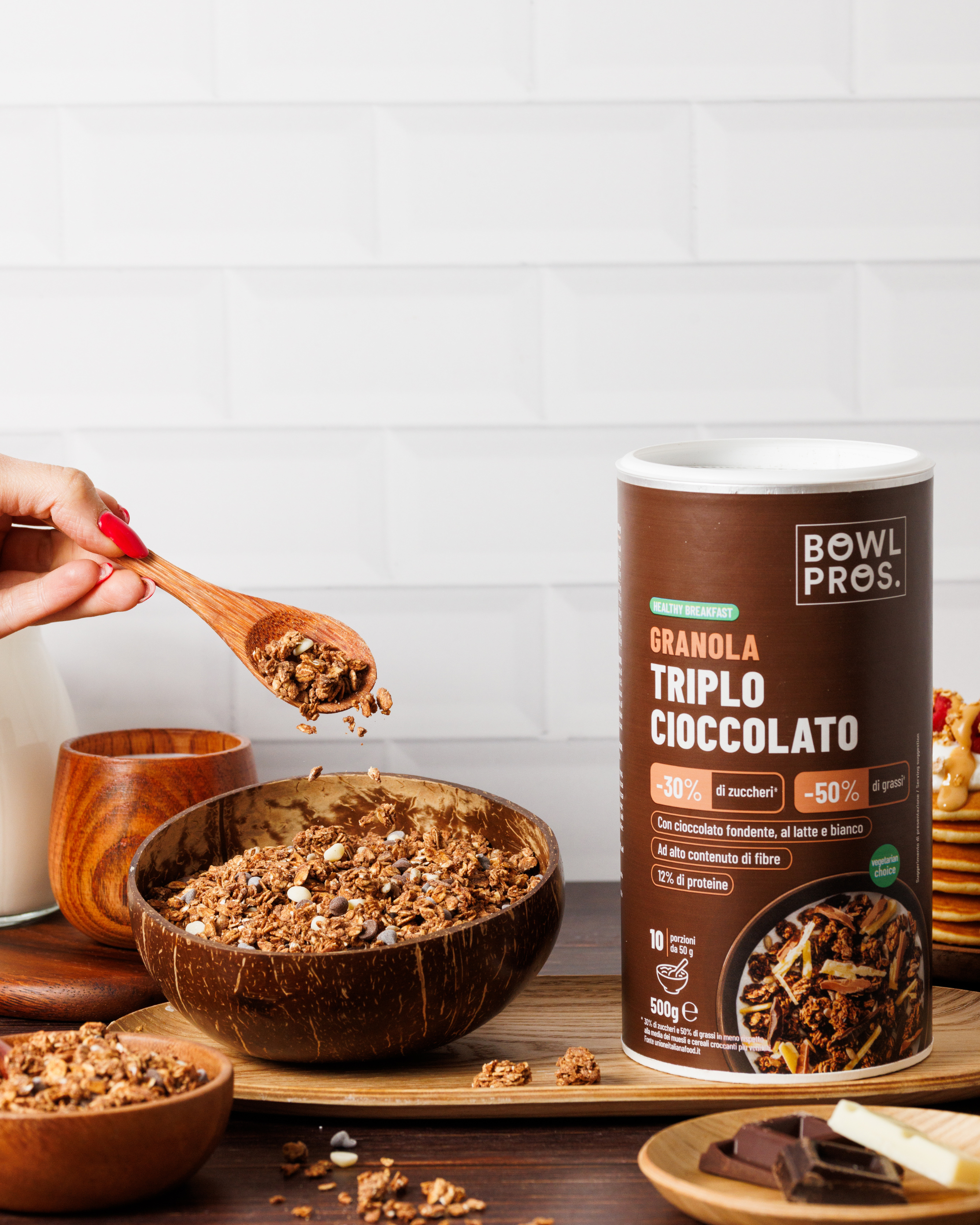 Granola Triplo Cioccolato - Low Sugar