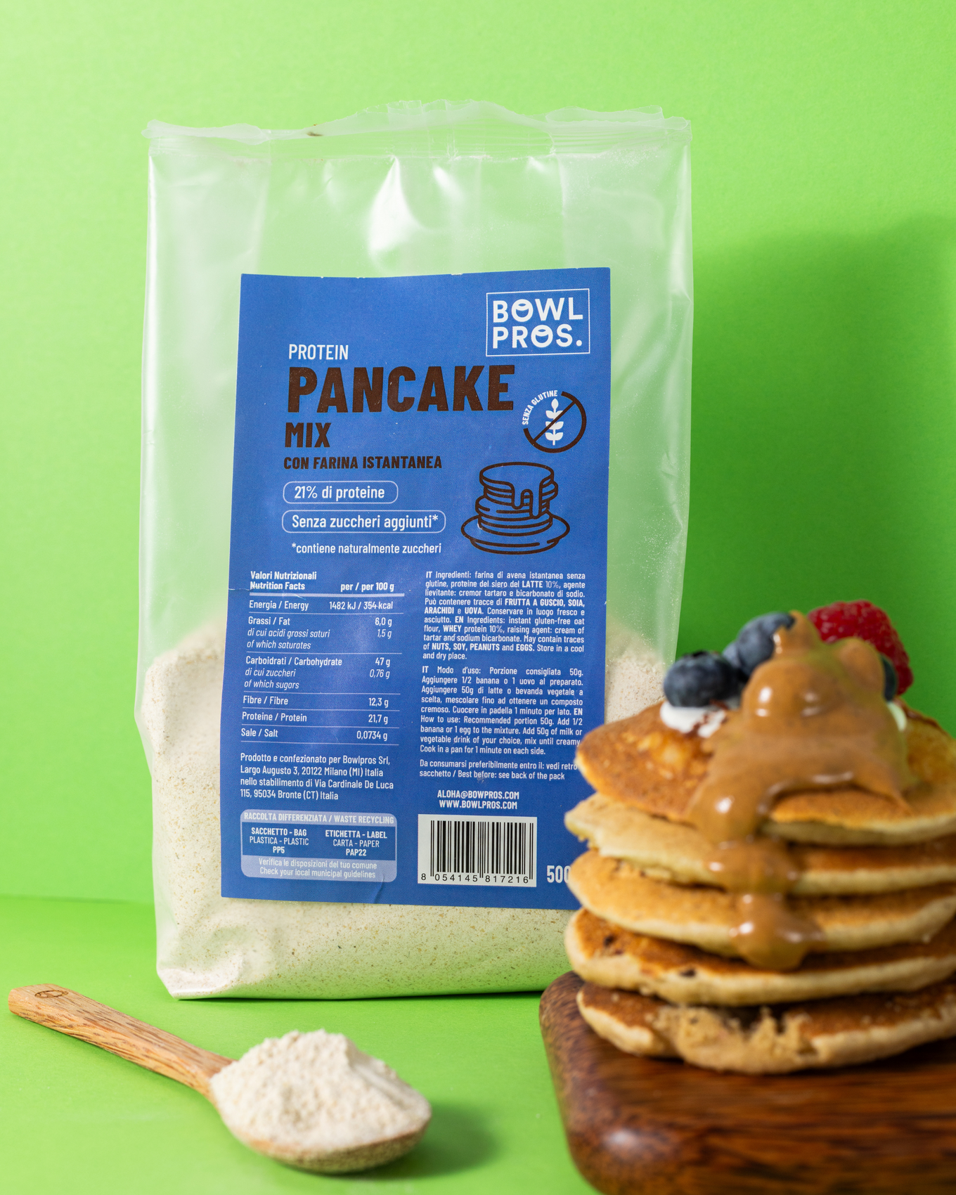 Pancake Proteici Classici - Senza Glutine