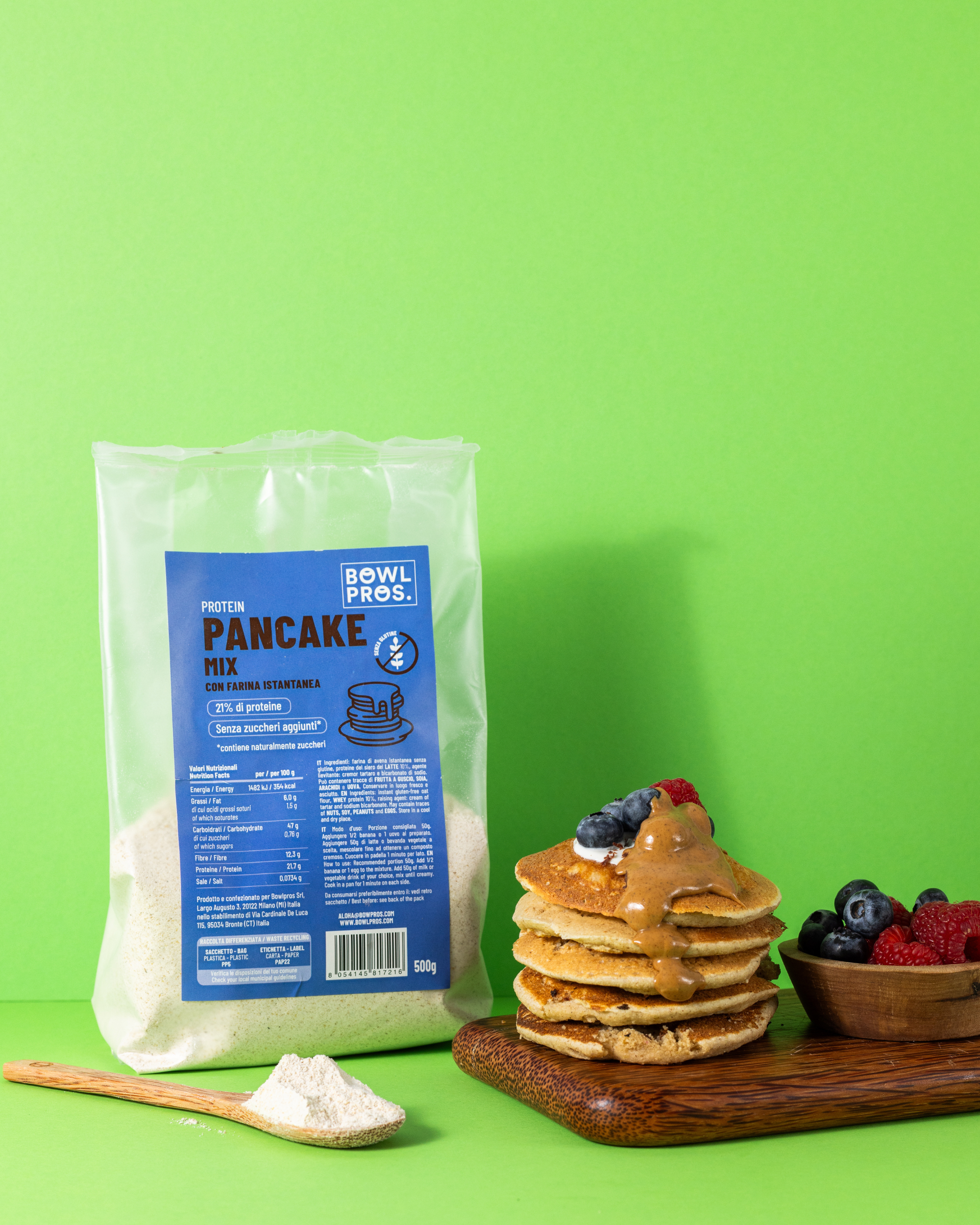 Pancake Proteici Classici - Senza Glutine