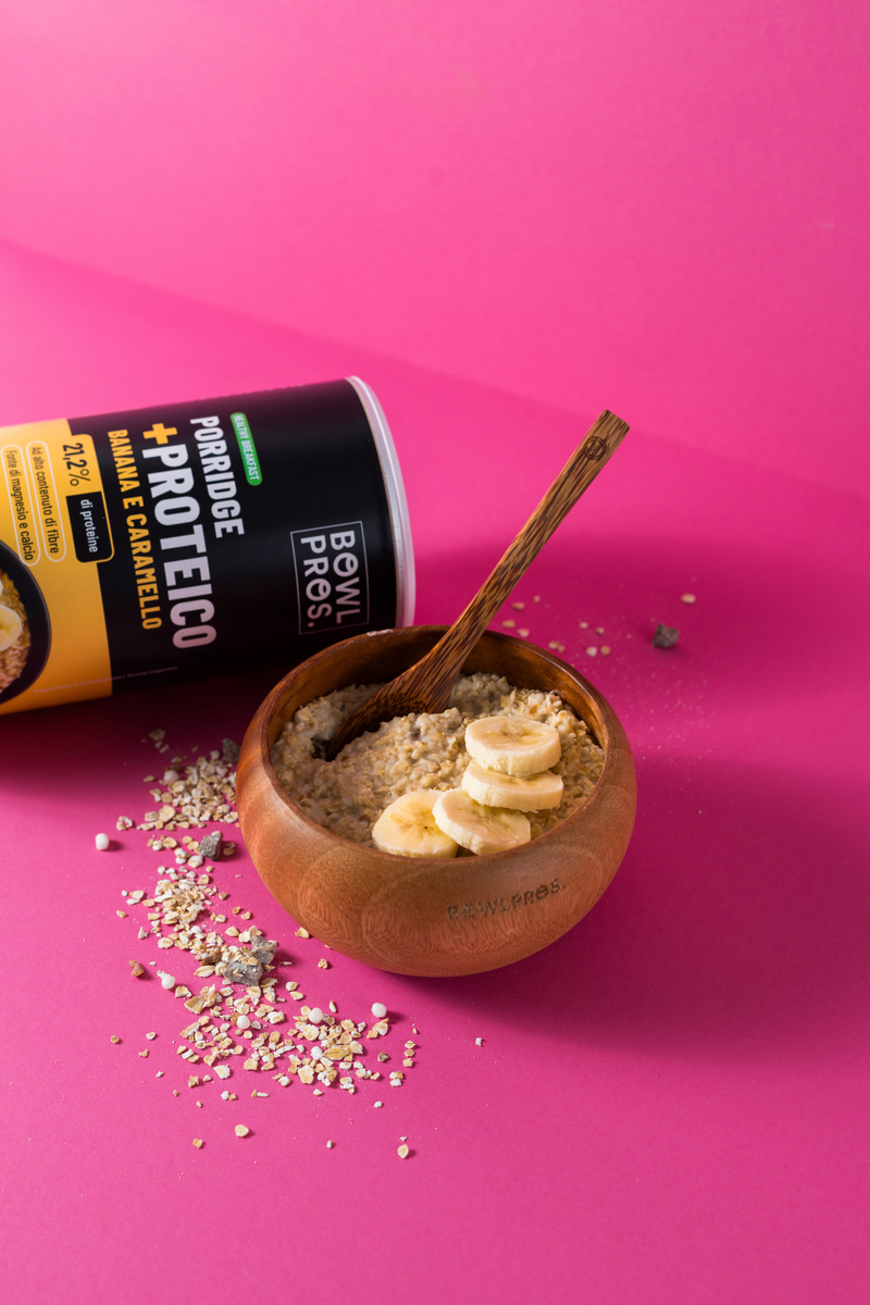 Protein Porridge Banana & Caramello Salato