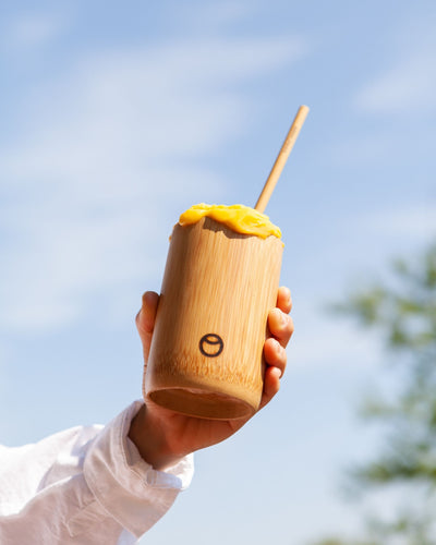 Il bamboo è un materiale vegetale e sostenibile e con questo bicchiere non dovrai più preoccuparti della plastica