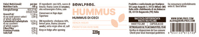 Ingredienti e Valori Nutrizionali Hummus di ceci classico