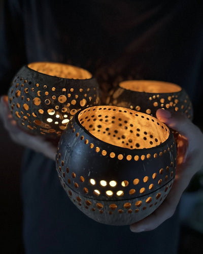 Il set di 3 portacandele bowlpros è perfetto per un regalo a chi ama le candele profumate e vuole decorare la propria casa creando un'atmosfera super tropicale