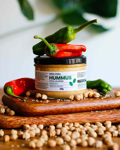 L'hummus di ceci Bowlpros è a lunga conservazione ed una volta aperto dura circa 3/4 giorni 