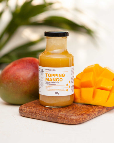 Sciroppo di frutta al mango fatto al 95% da frutta fresca pronta da colare