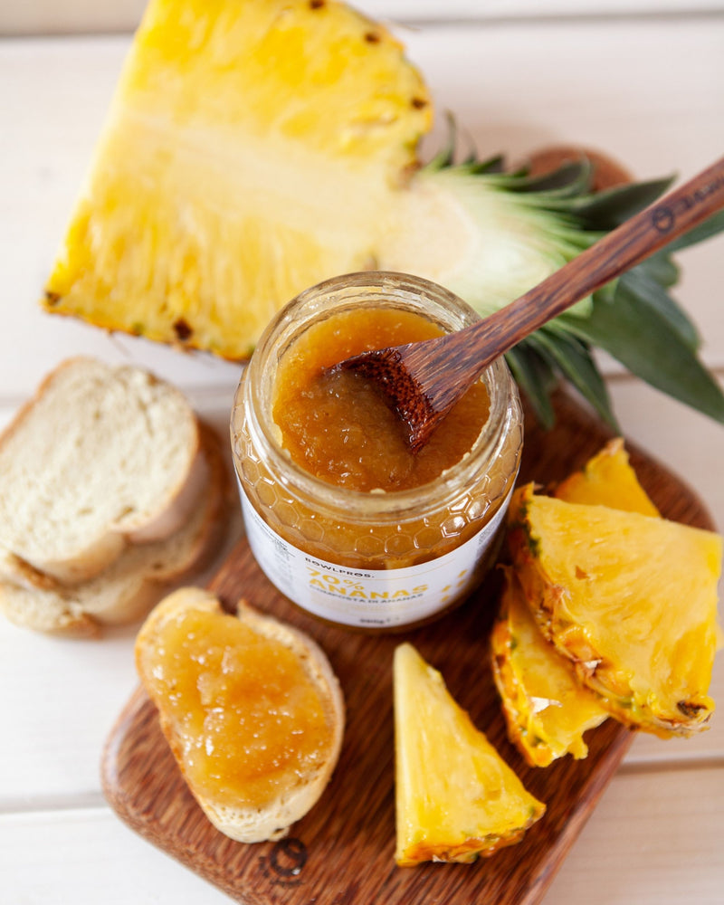 Composta ananas biologica e ricca di vitamine. Puoi utilizzarla per ricette o colazioni sane e bilanciate